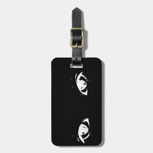 Oogst Bagagelabel. Bagagelabel (Voorkant verticaal)