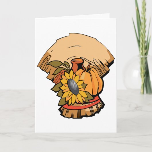 Oogst Banner Wenskaarten Kaart (Voorkant)