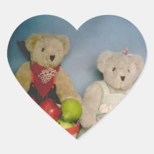 Oogst Beren Hart Sticker