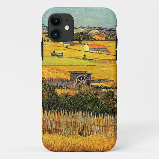 Oogst bij La Crau, met Montmajour op de achtergron Case-Mate iPhone Case (Achterkant)