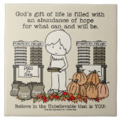 Oogst Blessing Tegeltje (Voorkant)