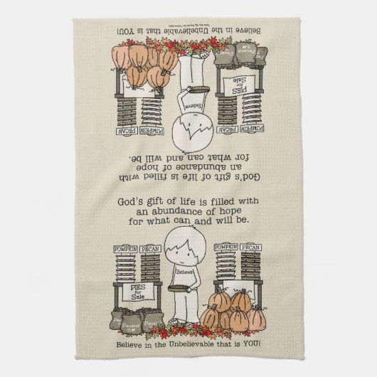 Oogst Blessing Theedoek (Verticaal)