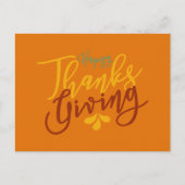 Oogst Blessings Feestdagenkaart (Voorkant)