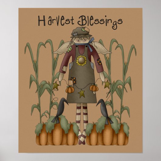 Oogst Blessings Print (Voorkant)