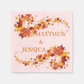 Oogst Bliss bruiloft servetten (Voorkant)