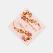 Oogst Bliss bruiloft servetten (Hoek)