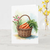 Oogst Bloem Mand Kaart (Gele Bloem)