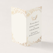 Oogst Bloemen Mini Bruiloft Programma (Buitenkant)