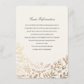 Oogst Bloemen Routebeschrijving/Informatie Kaart (Voorkant)