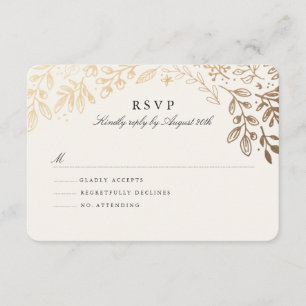 Oogst Bloemen RSVP Kaartje