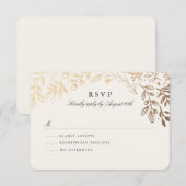 Oogst Bloemen RSVP Kaartje (Voorkant / Achterkant)