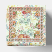 Oogst Bloemen Vintage Bedankdoosjes (Bovenkant)