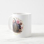 Oogst Bloemenmonogram Mok (Voorkant links)