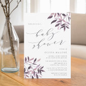Oogst Blush Baby shower Invitation Kaart
