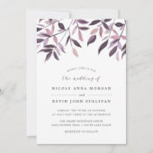 Oogst Blush bruiloft uitnodiging (Voorkant)