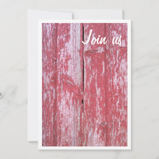 Oogst Boerderij Uitnodiging (Voorkant)