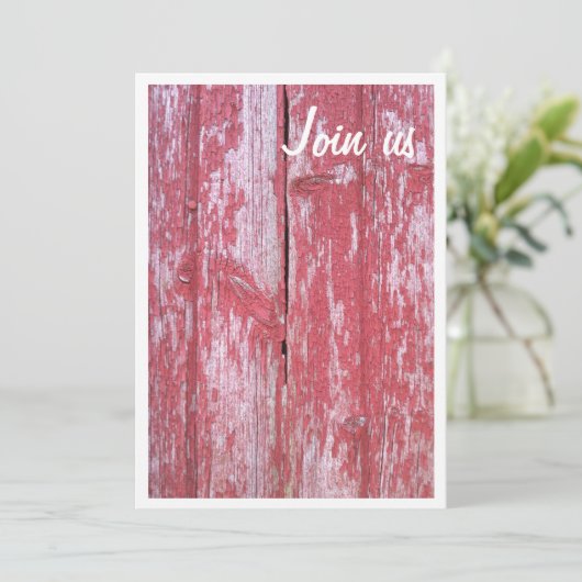 Oogst Boerderij Uitnodiging (Staand voorkant)