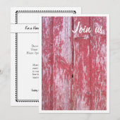 Oogst Boerderij Uitnodiging (Voorkant / Achterkant)