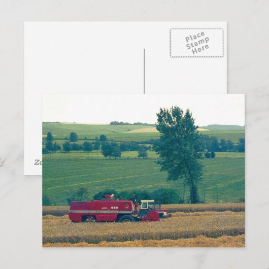 Oogst Briefkaart (Voorkant / Achterkant)