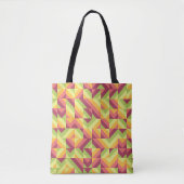Oogst Chevron Mosaic Tote Bag (Voorkant)