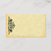 Oogst Cornucopia visitekaartje template (Achterkant)