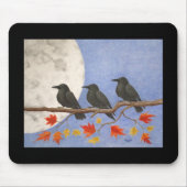 Oogst Crows Mousepad Muismat (Voorkant)