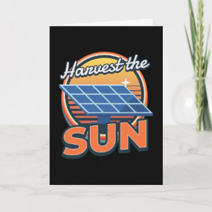 Oogst de zon zonnezon fotovoltaïsche zon kaart
