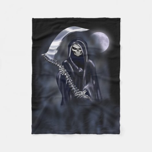 Oogst des Doods Fleece Deken (Voorkant)