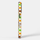Oogst diagonaal schaakbordpatroon Case-Mate iPhone case (Achterkant / Rechts)