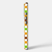 Oogst diagonaal schaakbordpatroon Case-Mate iPhone case (Achterkant / Links)
