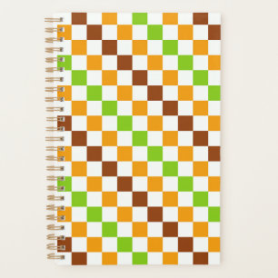 Oogst diagonaal schaakbordpatroon planner