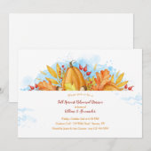 Oogst diner uitnodiging Herfst Glorie (Voorkant / Achterkant)