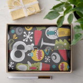 Oogst en gelukkig nieuwjaar tissuepapier (Geschenk)