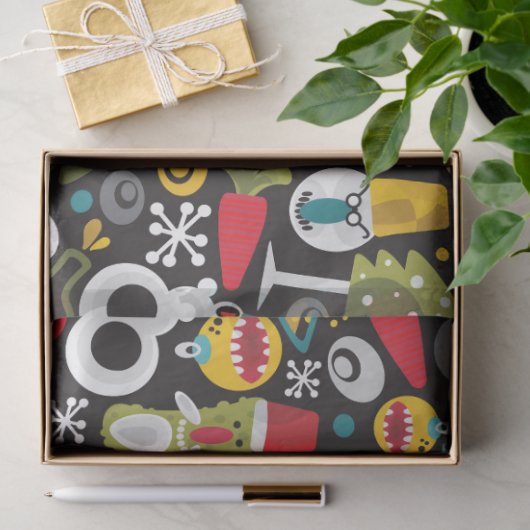 Oogst en gelukkig nieuwjaar tissuepapier (Geschenk)