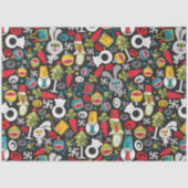 Oogst en gelukkig nieuwjaar tissuepapier (Voorkant)