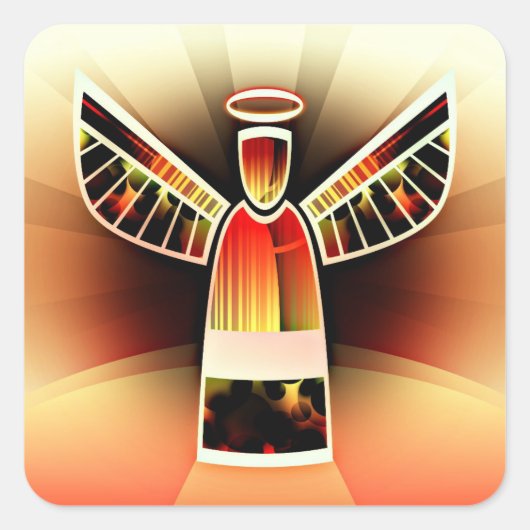 Oogst engel stickers (Voorkant)