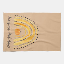 Oogst Feestdagen aangepaste keukenhanddoeken