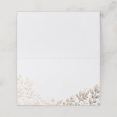 Oogst Flowers Wedding Plaatskaartje (Buitenkant ongevouwen)