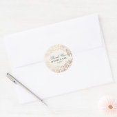 Oogst Flowers Wedding Ronde Sticker (Envelop)