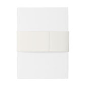 Oogst Flowers Wedding Uitnodigingen Wikkel (Achterkant Voorbeeld)