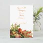 Oogst Fruit Uitnodiging (Staand voorkant)