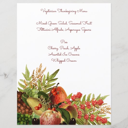 Oogst Fruits op papier (Voorkant)