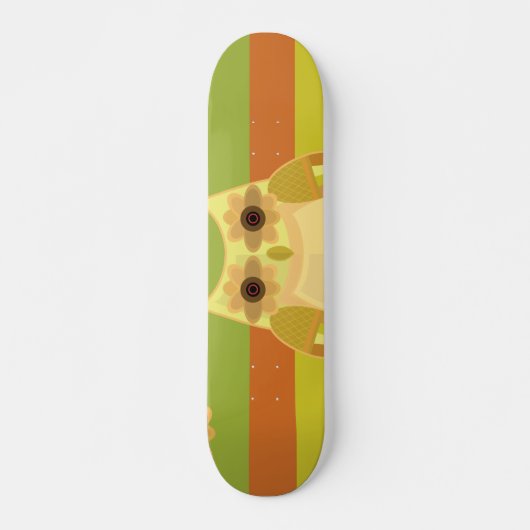 Oogst - Geel Persoonlijk Skateboard (Voorkant)