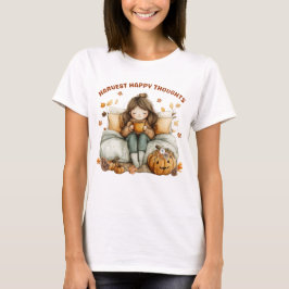 Oogst Gelukkige Gedachten T-Shirt