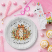 Oogst Genade Thanksgiving  Papieren Bordje (Feest)