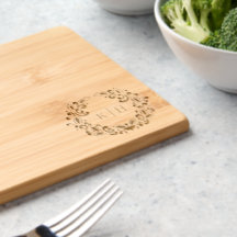Oogst gestileerde krans monogram bruiloft cadeau