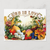  Oogst God is Love 1874 Briefkaart (Voorkant)