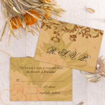Oogst Gold en Faded Peonies Wedding