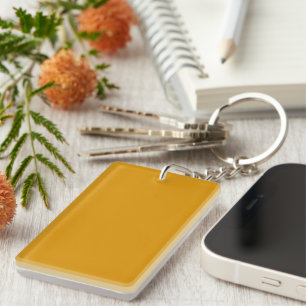Oogst Gold Rectangle AcrylSleutelhanger Sleutelhanger