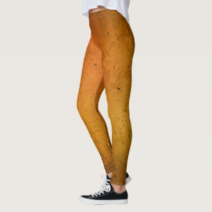 Oogst Goud Effen Effen Kleur Leggings